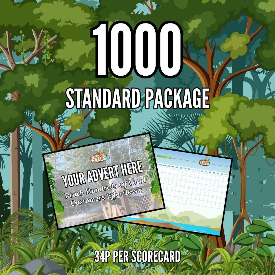 1000 Scorecards - Standard Package