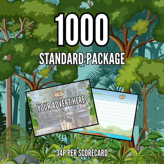 1000 Scorecards - Standard Package